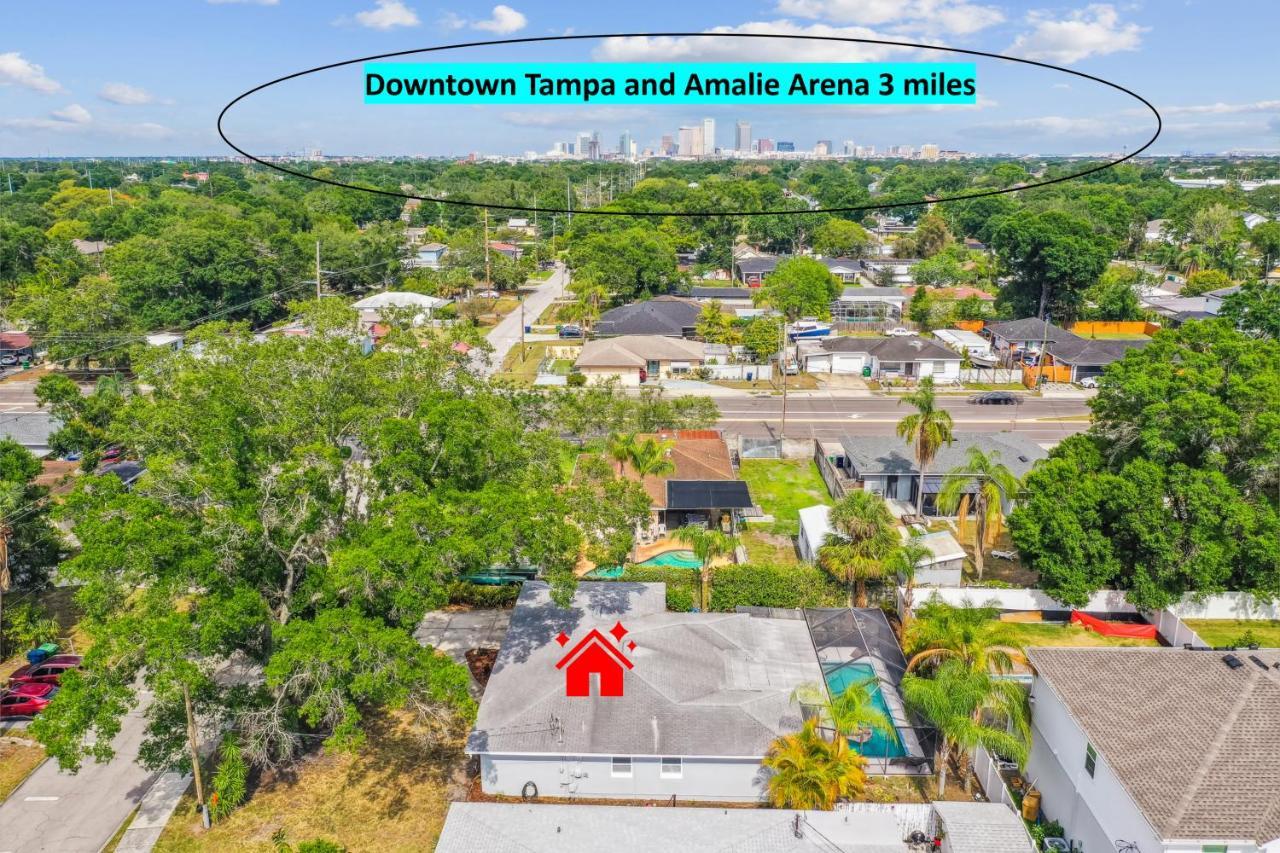 Heated Pool! Paradise In Midtown Tampa 3B2B מראה חיצוני תמונה